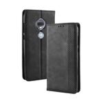 Magnetic Buckle Retro Texture Horizontal Flip Leather Case for Motorola Moto G7, with Holder & Card Slots & Wallet (Black)