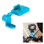 RUIGPRO Motorcycle Handlebar Alloy Phone Bracket for GoPro, Insta360, DJI and Other Action Cameras(Cyan)