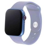 For Apple Watch Series 7 45mm Black Screen Non-Working Fake Dummy Display Model, For Photographing Watch-strap, No Watchband (Blue)