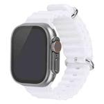 For Apple Watch Ultra 49mm Black Screen Non-Working Fake Dummy Display Model (White)
