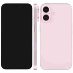 For iPhone 16 Black Screen Non-Working Fake Dummy Display Model (Pink)