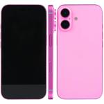 For iPhone 16 Black Screen Non-Working Fake Dummy Display Model (Pink)