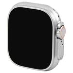 For Apple Watch Ultra 2 49mm Black Screen Non-Working Fake Dummy Display Model, For Photographing Watch-strap, No Watchband (Silver)