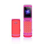 ULCOOL F1 Super Mini Flip Phone, 1.08 inch, MTK6261D, Support Bluetooth,  Anti-lost, GSM(Red)