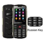 SERVO H8 Mobile Phone, Russian Key, 3000mAh Battery, 2.8 inch, Spredtrum SC6531CA, 21 Keys, Support Bluetooth, FM, Magic Sound, Flashlight, GSM, Quad SIM(Black)