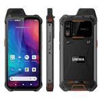 UNIWA W888 Explosion-proof Rugged Phone, 4GB+64GB, IP68 Waterproof Dustproof Shockproof, 5000mAh Battery, 6.3 inch Android 11 MTK6765 Helio P35 Octa Core up to 2.35GHz, Network: 4G, NFC, OTG(Black+Orange)