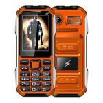 A6 4G Full Network Triple Proofing Elder Phone, Waterproof Shockproof Dustproof, 6800mAh Battery, 2.4 inch, 21 Keys, LED Flashlight, FM, SOS, Dual SIM, Network: 4G(Orange)