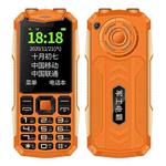 K1 Triple Proofing Elder Phone, Waterproof Shockproof Dustproof, 4800mAh Battery, 2.4 inch, 21 Keys, Bluetooth, LED Flashlight, FM, SOS, Dual SIM, Network: 2G (Orange)