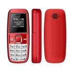 Mini BM200 Mobile Phone, 0.66 inch, MT6261D, 21 Keys, Bluetooth, MP3 Music, Dual SIM, Network: 2G (Red)