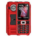 K80 Triple Proofing Elder Phone, Waterproof Shockproof Dustproof, 1800mAh Battery, 2.4 inch, 21 Keys, LED Flashlight, FM, SOS, Dual SIM, Network: 2G (Red)