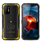 CONQUEST S20 5G Walkie Talkie Rugged Phone, Night Vision Camera, 8GB+256GB, Quad Back Cameras, IP68/IP69K Waterproof Dustproof Shockproof, Face ID & Fingerprint Identification, 6.3 inch Android 11 MTK6873 Dimensity 800 Octa Core up to 2.0GHz, Network: 5G, NFC, PoC(Yellow)