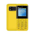 SERVO BM5310 Mini Mobile Phone, Russian Key, 1.33 inch, MTK6261D, 21 Keys, Support Bluetooth, FM, Magic Sound, Auto Call Record, GSM, Triple SIM (Yellow)