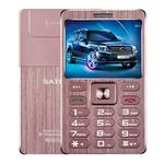 SATREND A10 Card Mobile Phone, 1.77 inch, MTK6261D, 21 Keys, Support Bluetooth, MP3, Anti-lost, Remote Capture, FM, GSM, Dual SIM(Rose Gold)