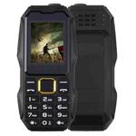 W2025 Triple Proofing Elder Phone, Waterproof Shockproof Dustproof, 5800mAh Battery, 1.8 inch, 21 Keys, LED Flashlight, Dual SIM(Black)