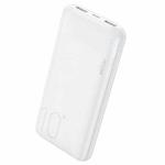 WEKOME WP-01 Tidal Energy Series 12W 10000mAh Power Bank (White)