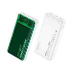 WK WP-351 20000mAh Pioneer 2 Generation 22.5W Transparent Fast Charge Power Bank(Green)