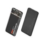 WK WP-353 10000mAh Pioneer 2 Generation 22.5W Transparent Fast Charge Power Bank(Black)