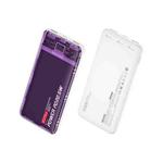 WK WP-353 10000mAh Pioneer 2 Generation 22.5W Transparent Fast Charge Power Bank(Purple)