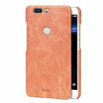 MOFI for  Huawei Honor V8 Crazy Horse Texture Leather Surface PC Protective Case Back Cover(Brown)