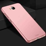 MOFI For Huawei Honor Play 6 PC Ultra-thin Edge Fully Wrapped Up Protective Case Back Cover(Rose Gold)