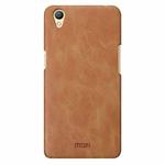 MOFI for OPPO A37 Crazy Horse Texture Leather Surface PC Protective Case Back Cover(Brown)