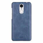 MOFI for  Huawei Enjoy 6 Crazy Horse Texture Leather Surface PC Protective Case Back Cover (Dark Blue)
