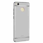 MOFI for  Xiaomi Redmi 4X Ultra-thin Three Stage Splicing Electroplating Side Protective Case Back Cover(Silver)