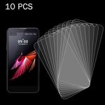 10 PCS for LG X Screen 0.26mm 9H Surface Hardness 2.5D Explosion-proof Tempered Glass Screen Film