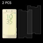 2 PCS for Sony Xperia X Performance 0.26mm 9H Surface Hardness 2.5D Explosion-proof Tempered Glass Screen Film