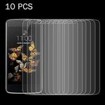 10 PCS for LG K8 0.26mm 9H Surface Hardness 2.5D Explosion-proof Tempered Glass Screen Film