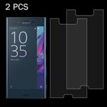 2 PCS For Sony Xperia XZ 0.26mm 9H Surface Hardness 2.5D Explosion-proof Tempered Glass Screen Film
