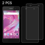 2 PCS For Sony Xperia E5 0.26mm 9H Surface Hardness 2.5D Explosion-proof Tempered Glass Screen Film