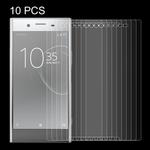 10 PCS for Sony Xperia XZ Premium 0.26mm 9H Surface Hardness Explosion-proof Non-full Screen Tempered Glass Screen Film