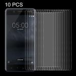 10 PCS for Nokia 5 0.26mm 9H Surface Hardness Explosion-proof Non-full Screen Tempered Glass Screen Film