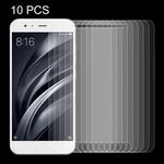10 PCS for Xiaomi Mi 6 0.26mm 9H Surface Hardness Explosion-proof Non-full Screen Tempered Glass Screen Film