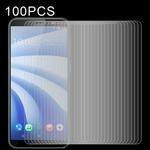 100 PCS 0.26mm 9H 2.5D Explosion-proof Tempered Glass Film for HTC U12 Lite