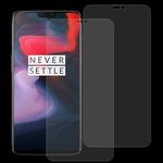 2 PCS 0.26mm 9H 2.5D Tempered Glass Film for OnePlus 6