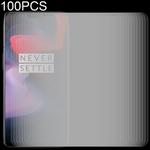 100 PCS 0.26mm 9H 2.5D Tempered Glass Film for OnePlus 6