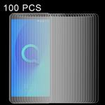 100 PCS 0.26mm 9H 2.5D Tempered Glass Film for Alcatel 3C