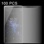 100 PCS 0.26mm 9H 2.5D Tempered Glass Film for Sony XZ2 Premium