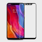 MOFI 0.3mm 9H Surface Hardness 3D Curved Edge Tempered Glass Film for Xiaomi Mi 8(Black)