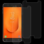 2PCS 9H 2.5D Tempered Glass Film for Galaxy J7 Prime 2