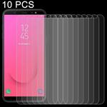 10PCS 9H 2.5D Tempered Glass Film for Galaxy J8 (2018)