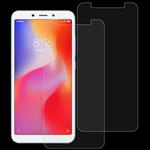 2PCS 9H 2.5D Tempered Glass Film for Xiaomi Redmi 6A