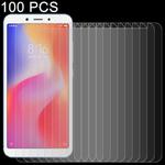 100PCS 9H 2.5D Tempered Glass Film for Xiaomi Redmi 6A