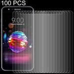 100 PCS 0.26mm 9H 2.5D Tempered Glass Film for LG K11 (2018)