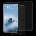 2 PCS 0.26mm 9H 2.5D Tempered Glass Film for Meizu 16