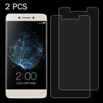 2 PCS for LETV Le Pro 3 0.26mm 9H Surface Hardness 2.5D Explosion-proof Tempered Glass Screen Film