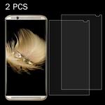 2 PCS for ZTE AXON 7 0.26mm 9H Surface Hardness 2.5D Explosion-proof Tempered Glass Screen Film