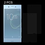 2 PCS for Sony Xperia XZs 0.26mm 9H Surface Hardness Explosion-proof Non-full Screen Tempered Glass Screen Film